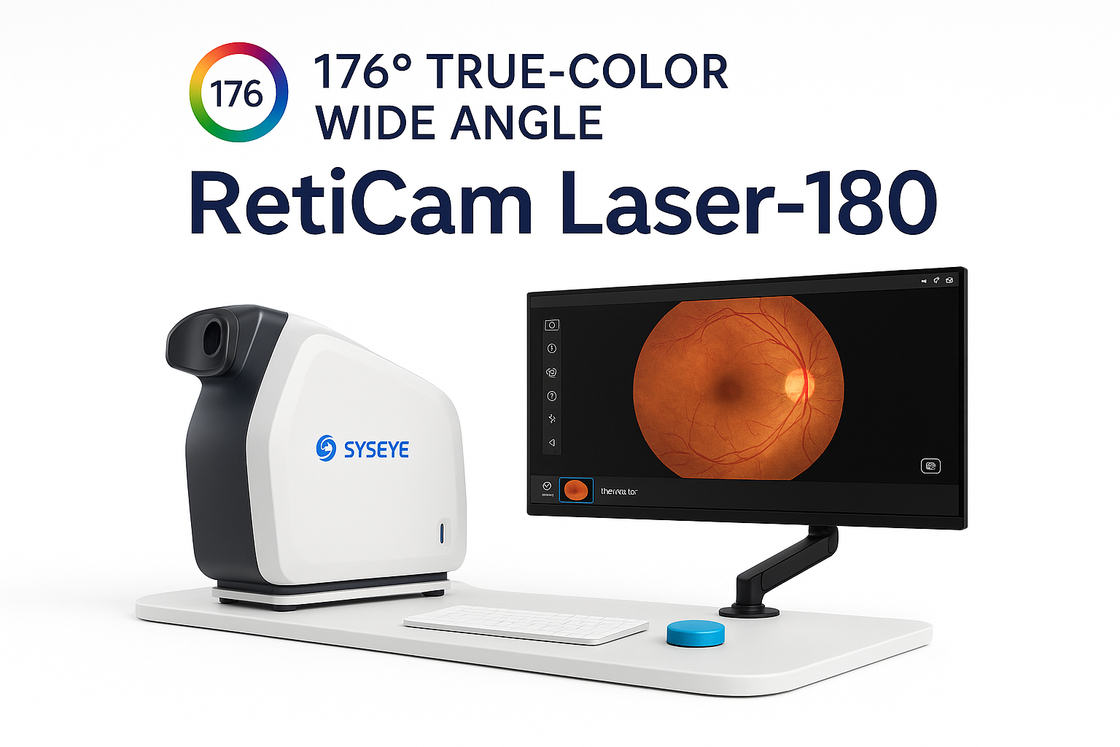 RetiCam 3100 Plus Caméra à fond de champ large de 176 ° avec résolution optique de 8 μm et moniteur couleur HD de 27 pouces pour le diagnostic ophtalmique